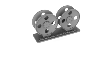 1:35 JAGDPANZER 38 IDLER WHEELS, 4 HOLES LATE, FOR ONE KIT