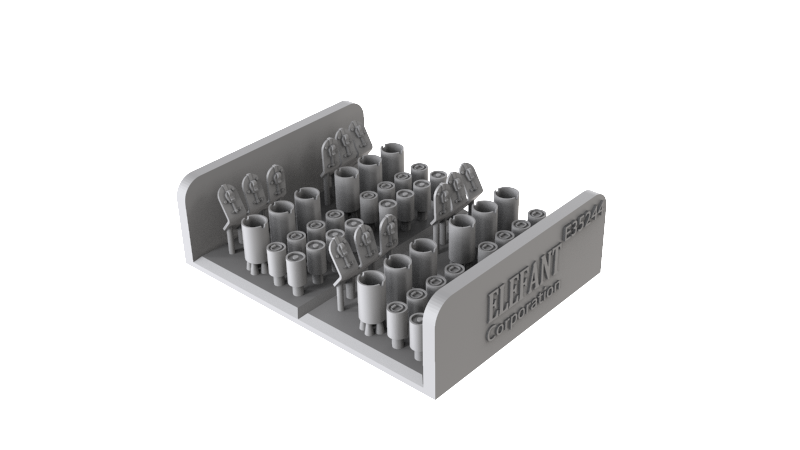 1:35 Stug III G family smoke launchers for 2 Vechile 