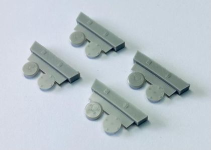 1:35 S-MINE COVERS FOR GERMAN PANZERS, 2 VARIANT FOR 8 VEHICLES