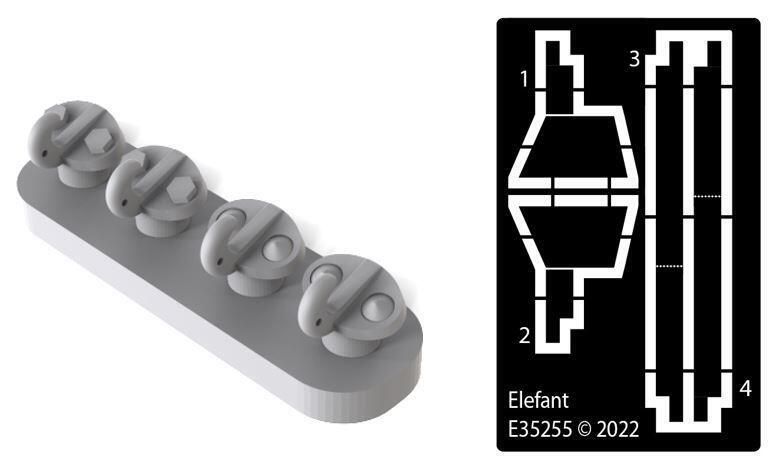 1:35 PZ. III L JERRY CANS RACK FOR 2. SSPZ. GREN. DIV. DAS REICH