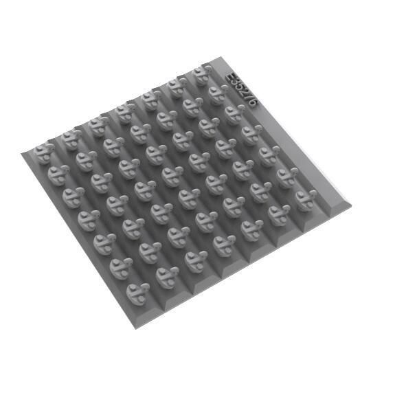 1:35 GERMAN HOOKS SET FOR PZ. III TURRET, BOLTS VARIANT, 49 PCS.