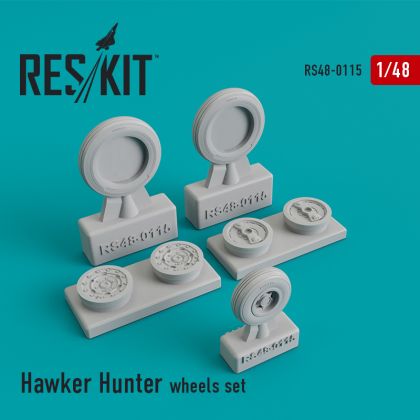 1:48 Hawker Hunter F.6 wheels set