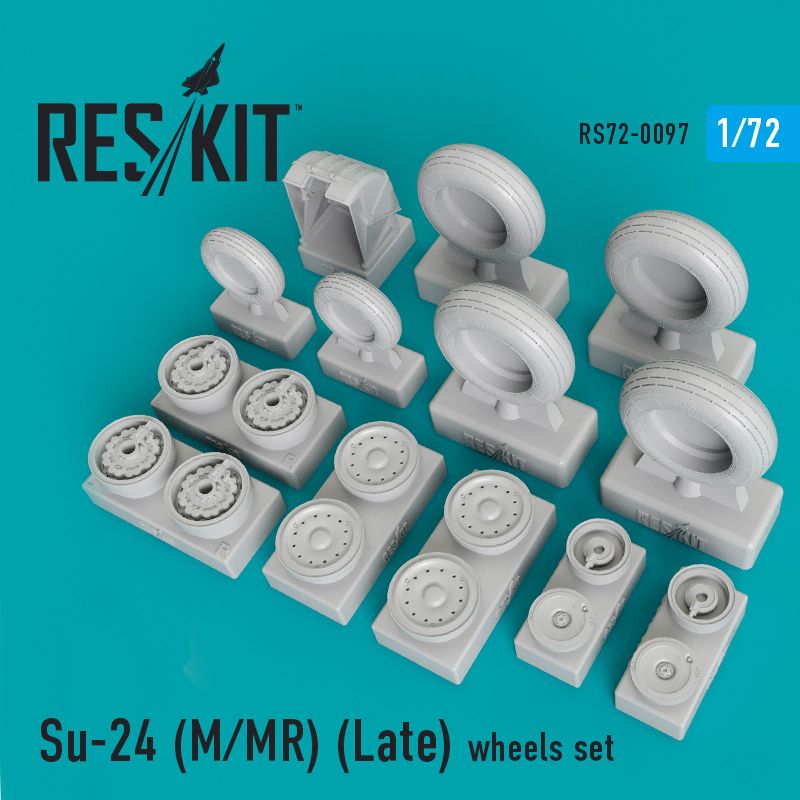 1:72 Sukhoi Su-24M/Su-24MR (Late) wheels set