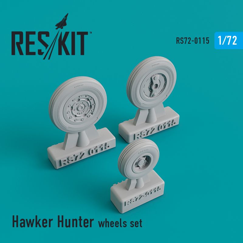 1:72 Hawker Hunter F.6 wheels set