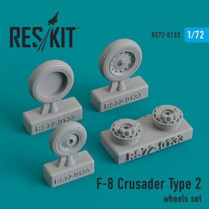 1:72 Vought F-8E/F-8J/F-8P Crusader Type 2 wheels set