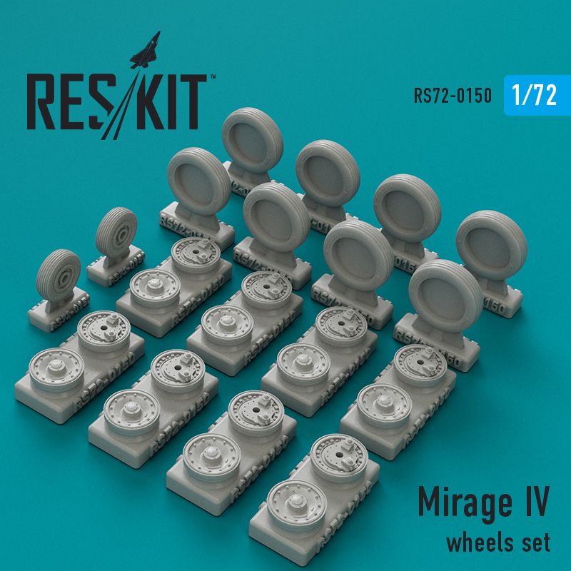 1:72 Mirage IV wheels set