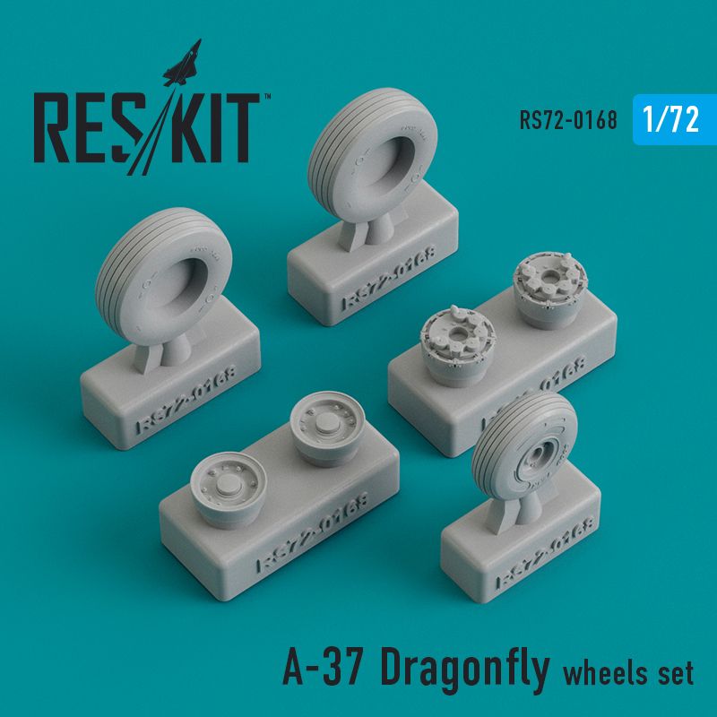 1:72 Cessna A-37A/A-37B Dragonfly wheels set