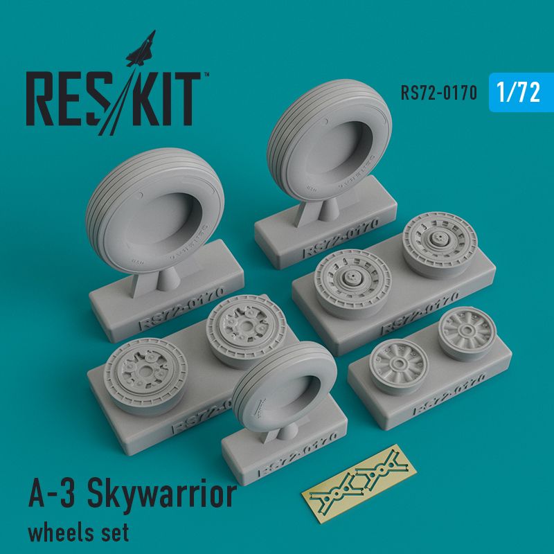 1:72 A-3 Skywarrior wheels set