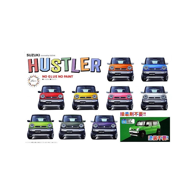 1:24 C-NX-11 EX-3 Suzuki Hustler G (Positive Green Metallic)