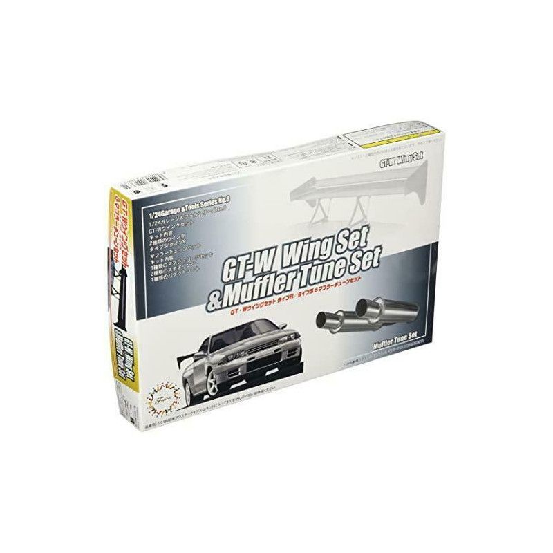 1:24 24 GT-8 GT-W Wing Set & Muffler Tune Set