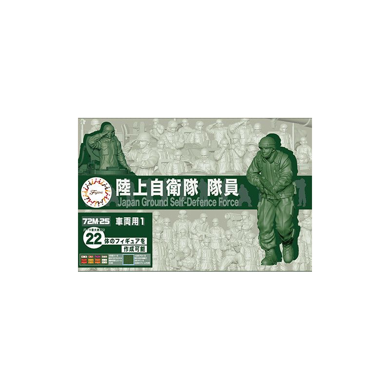 1:72 MI-25 JGSDF Staff (for Car/Tank 1)