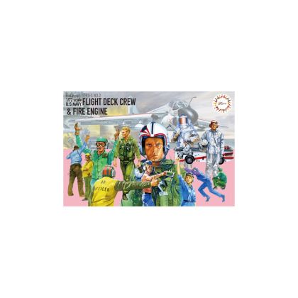 1:72 FDC-2 U.S. Navy Flight Deck Crew & Fire Engine
