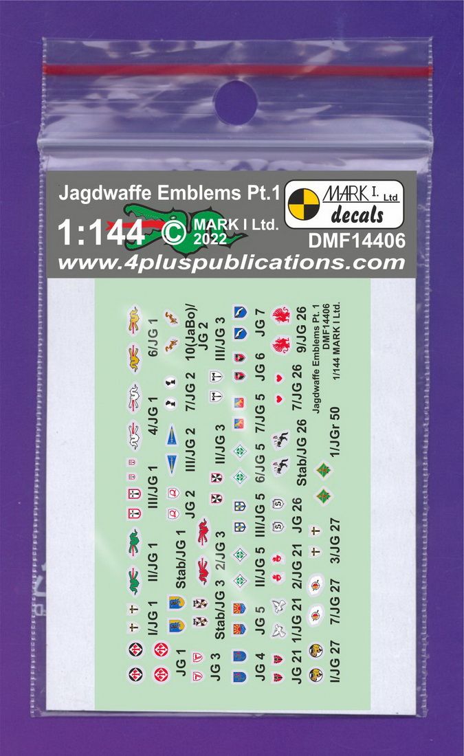 1:144 Jagdwaffe Emblems, Pt.1