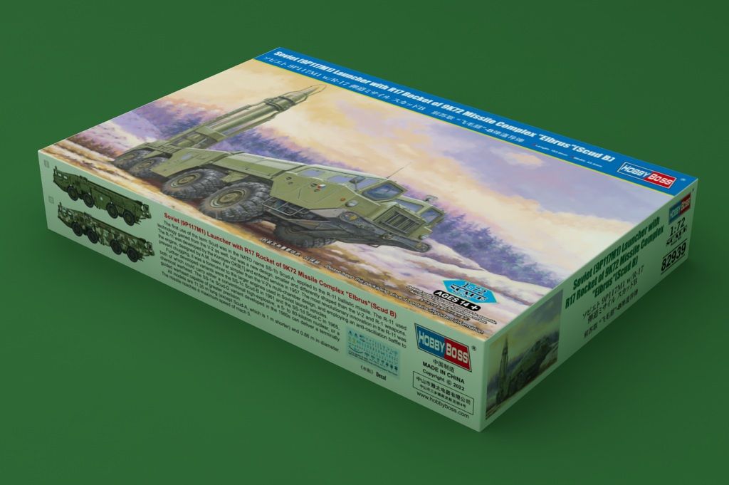 1:72 Soviet (9P117M1) Launcher with R17 Rocket of 9K72 Missile Complex 