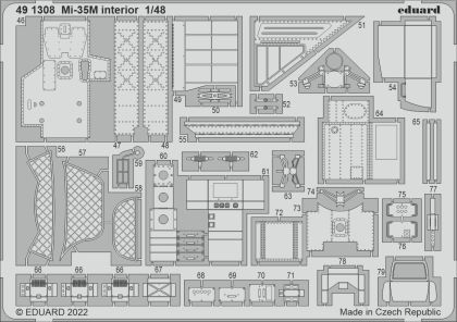 1:48 MiL Mi-35M interior