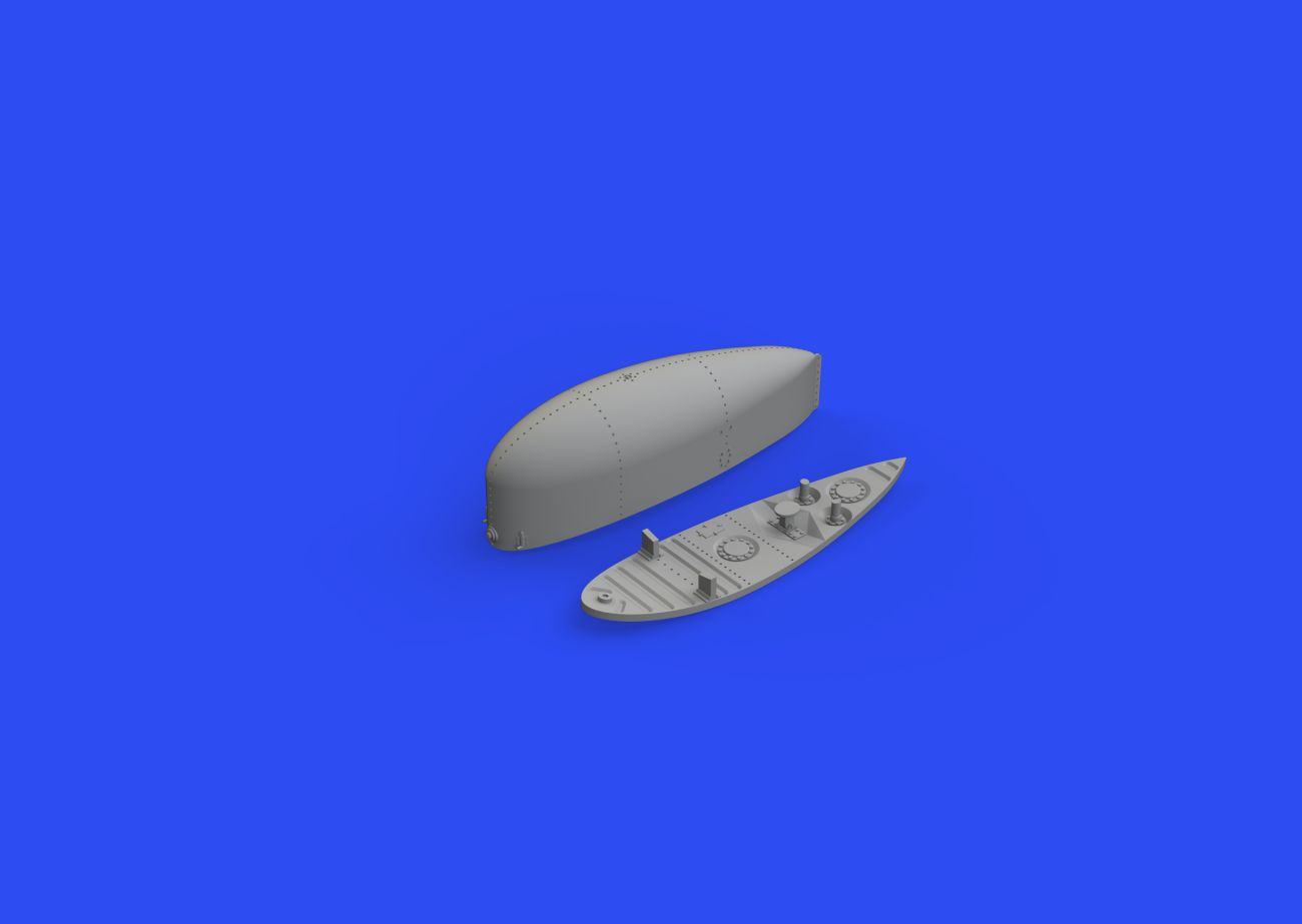 1:48 Grumman F4F-3 Wildcat 42gal ventral drop tank 3D PRINTED