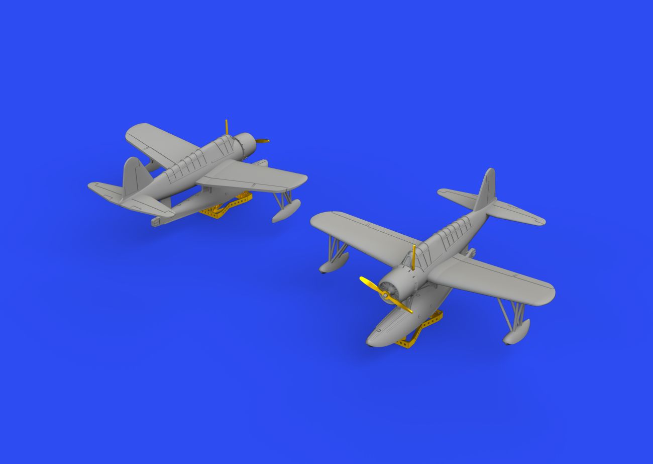 1:350 Vought OS2U-3 Kingfisher 3D PRINTED
