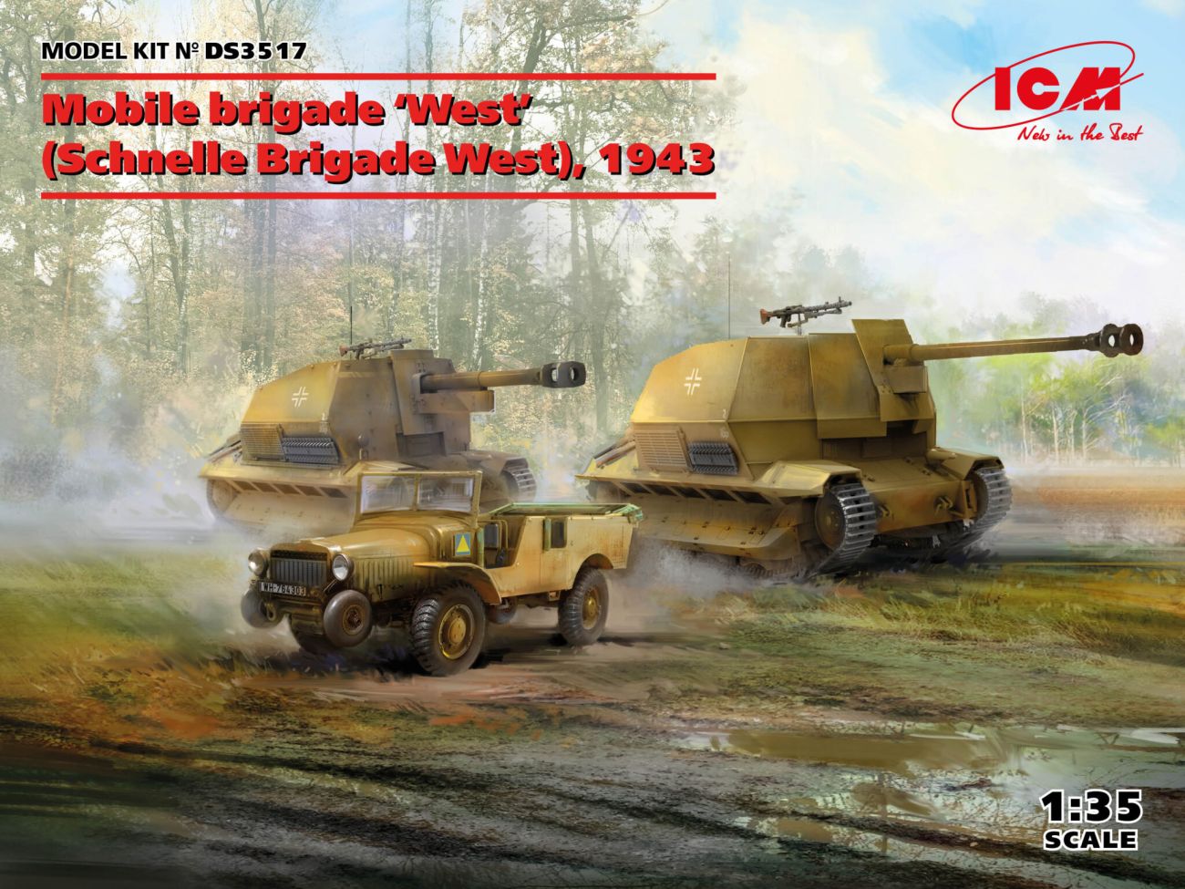 1:35 Mobile brigade ‘West’ (Schnelle Brigade West), 1943