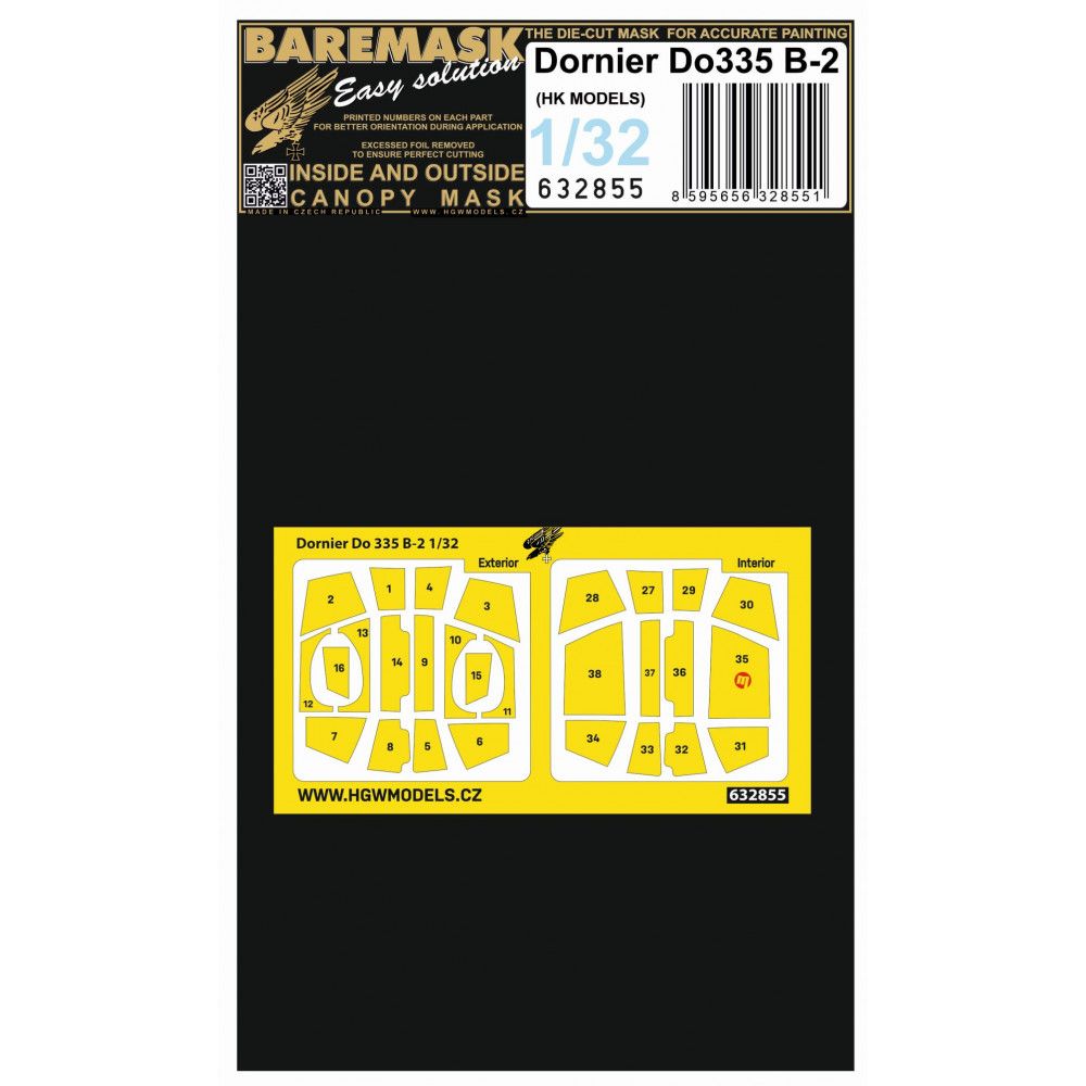 1:32 DORNIER DO 335B-2 - MASKS