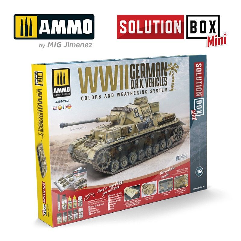 SOLUTION BOX MINI –WWII German D.A.K. Vehicles