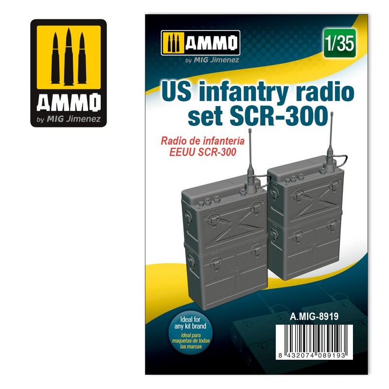 1:35 US infantry radio set SCR-300