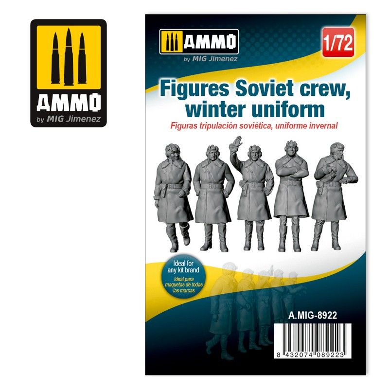 1:72 Figures Soviet Crew, Winter Uniform
