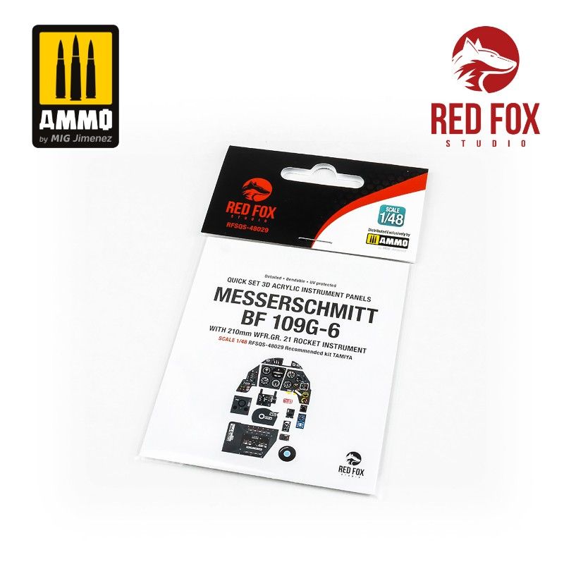 1:48 Messerschmitt Bf 109G-6 with WFR.GR.21 Rocket Panel (for Tamiya kit)