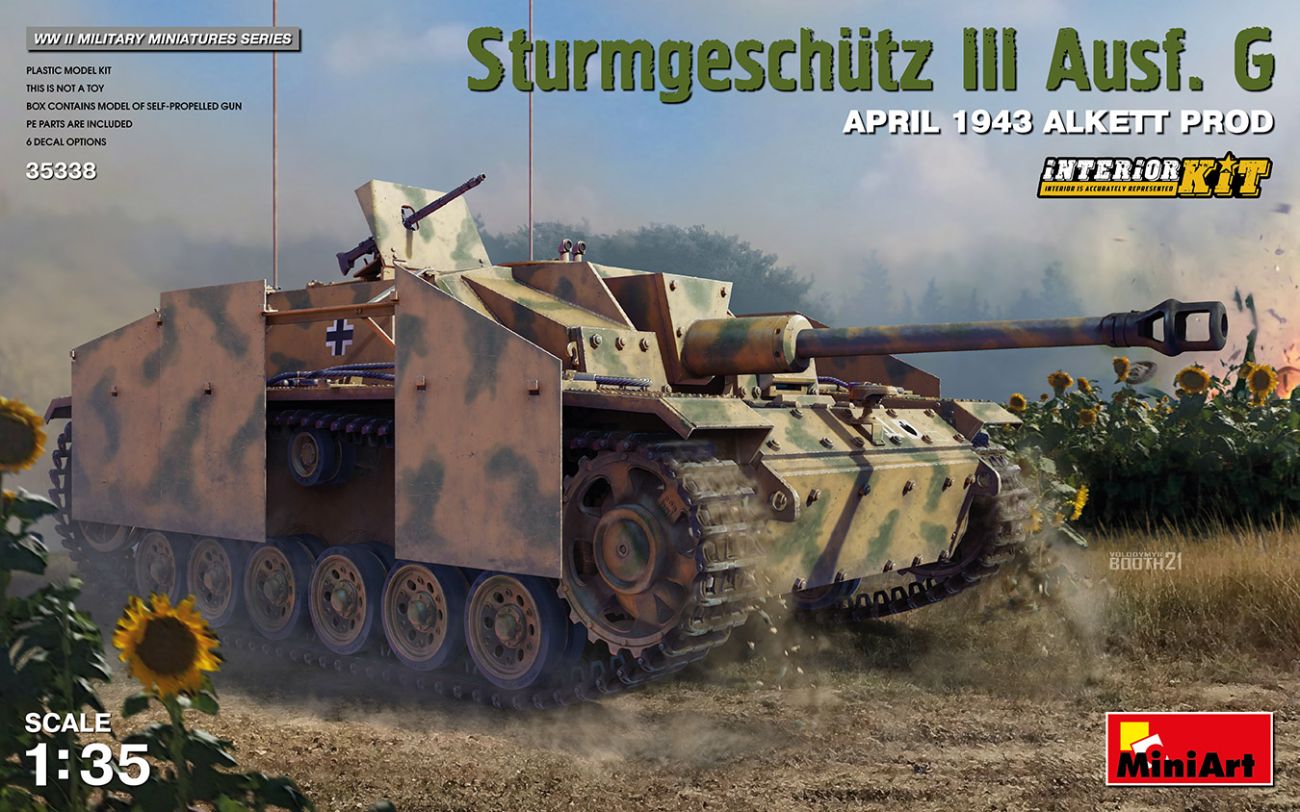 1:35 Sturmgeschutz III Ausf. G APRIL 1943 ALKETT PROD. INTERIOR KIT