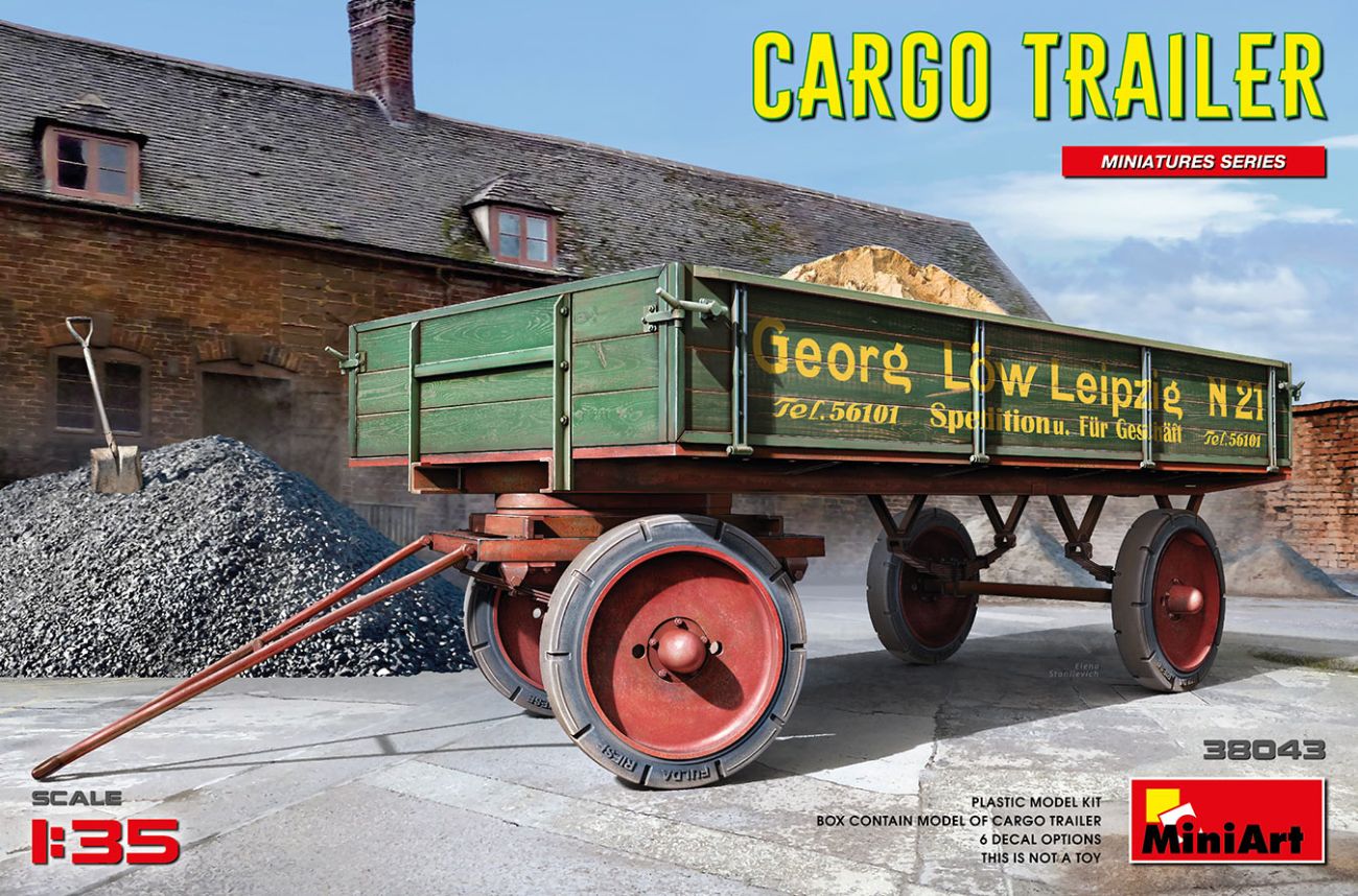 1:35 GERMAN CARGO TRAILER