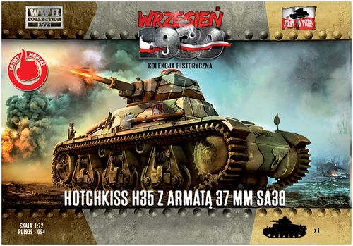 1:72 Hotchkiss H35 z armatą 37mm SA38