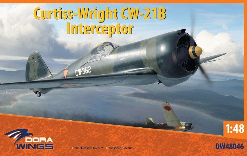 1:48 Curtiss-Wright CW-21B Interceptor