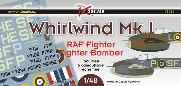 1:48 Westland Whirlwind Mk.I