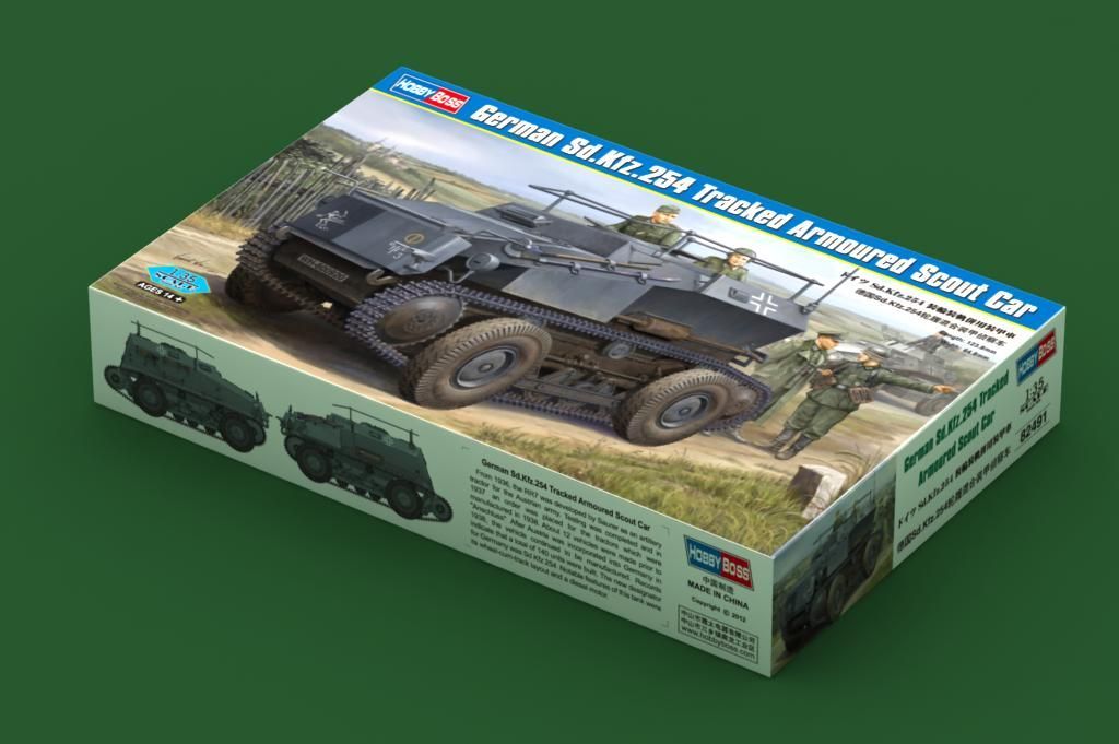 1:35 Sd.Kfz.254 Tracket Armoured Scout car