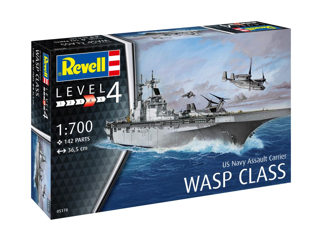 1:700 Assault Carrier USS WASP CLASS