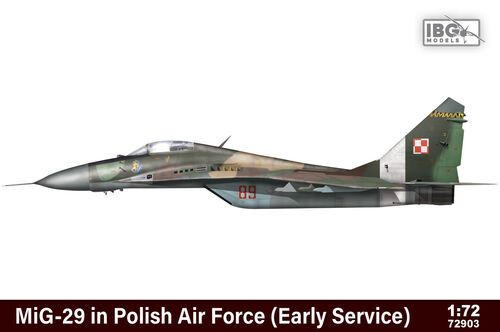 1:72 MiG-29 in Polish Air Force (Early Service) (LIMITED EDITION - include additional 3d printed parts)