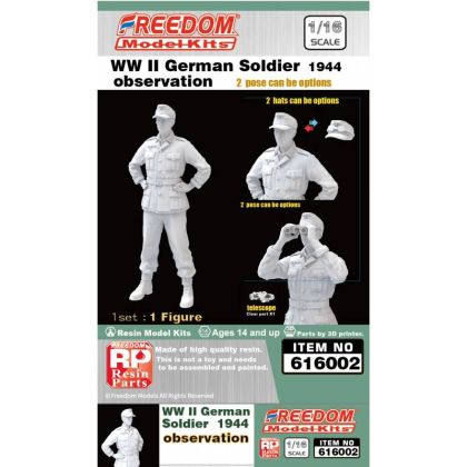 1:16 WWII German Soldier 1944 Observation