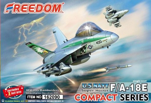 F/A-18E SUPER HORNET US NAVY VFA-195 DAMBUSTER KIT COMPACT