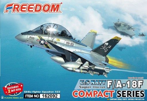 F/A-18F SUPER HORNET US NAVY VFA-103 JOLLY ROGERS KIT COMPACT