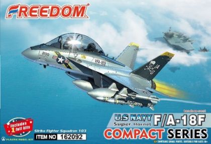 F/A-18F SUPER HORNET US NAVY VFA-103 JOLLY ROGERS KIT COMPACT