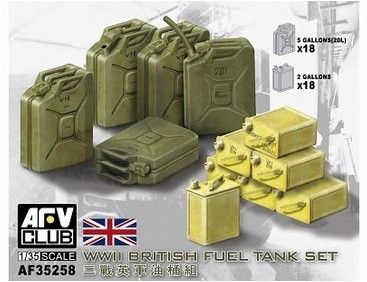 1:35 WWII British Fuel Tank Set