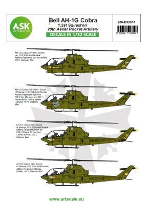 1:32 Bell AH-1G Cobra 20th Aerial Rocket artilery part 1
