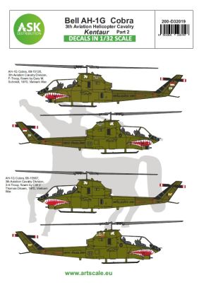 1:32 Bell AH-1G Cobra Kentaur 3th Aviation helicopter cavalry part 2