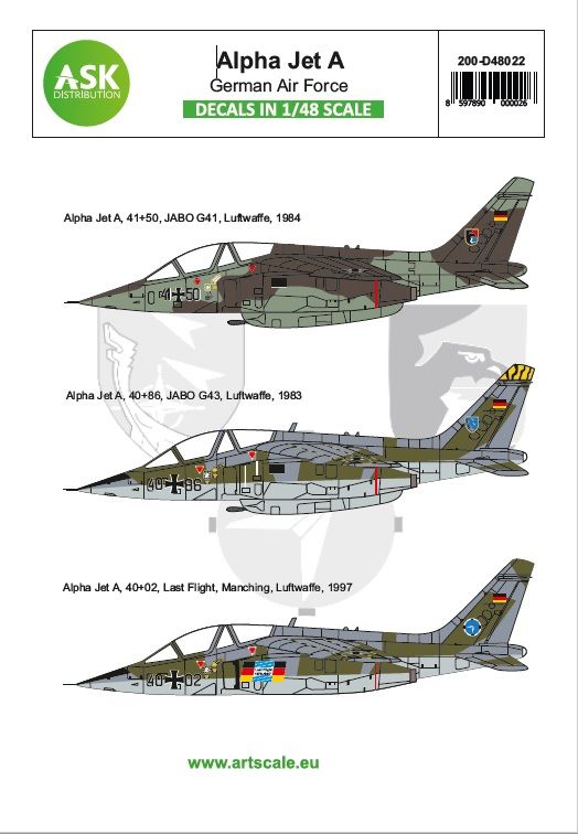 1:48 Alpha Jet A Germain Air Force - Bundeswehr