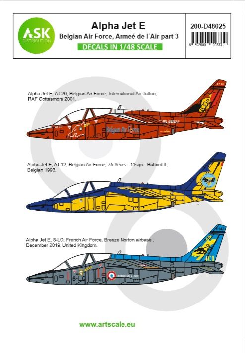 1:48 Alpha Jet E Belgian Air Force and Armeé de l´Air part 3