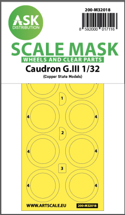 1:32 Caudron G.III double-sided express masks for CSM