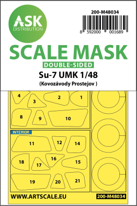 1:48 Su-7 UMK double-sided painting mask for KP