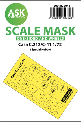 1:72 Casa C.212/C-41 one-sided painting mask for Special Hobby