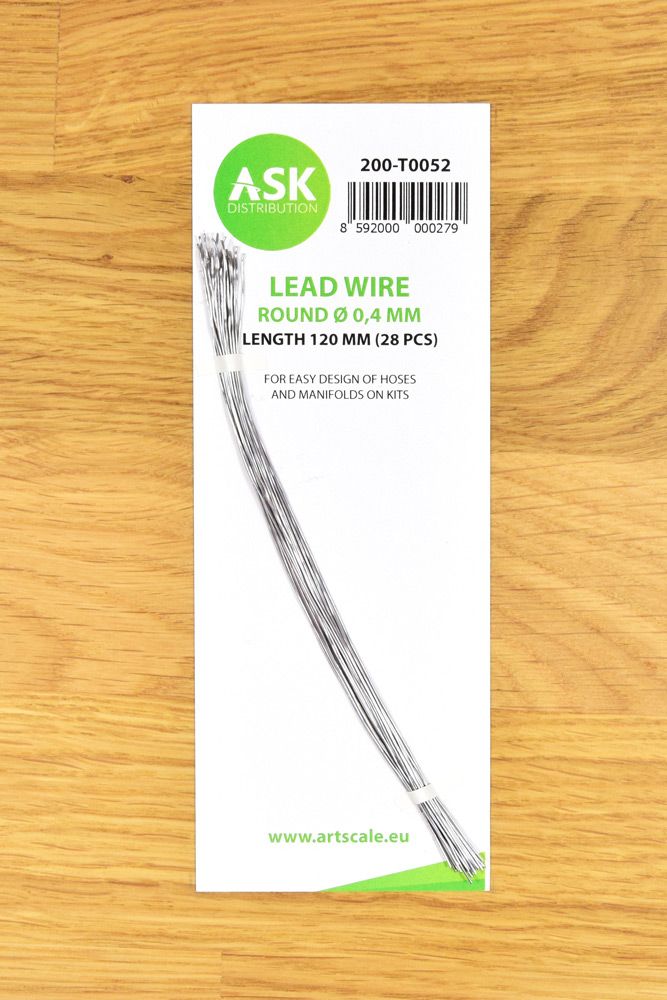Lead Wire - Round Ø 0,4 mm x 120 mm (28 pcs)