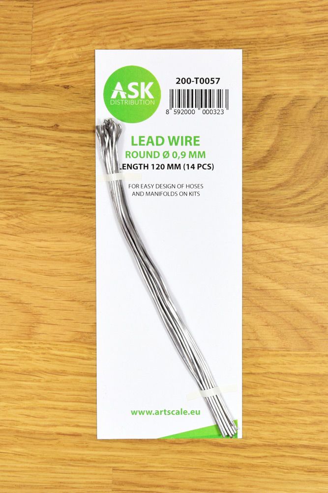 Lead Wire - Round Ø 0,9 mm x 120 mm (14 pcs)