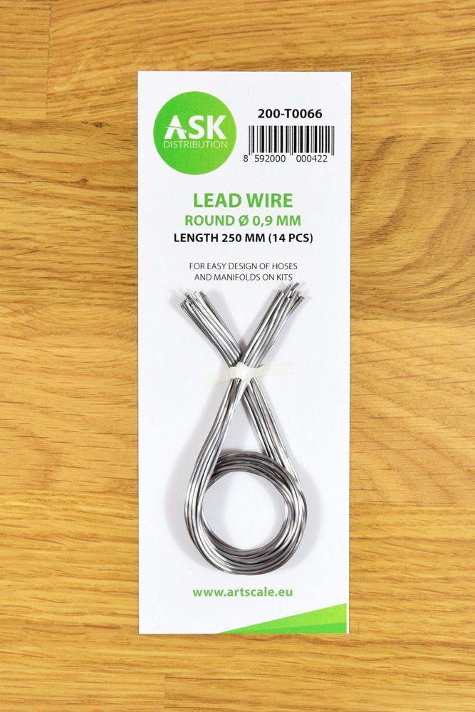 Lead Wire - Round Ø 0,9 mm x 250 mm (14 pcs)
